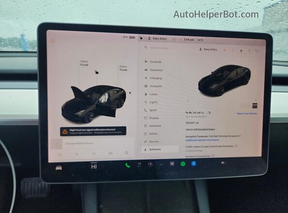 5YJ3E1EA2MF915994 2021 TESLA MODEL 3 Black Vista de los asientos traseros