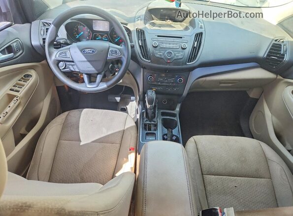 1FMCU9G90JUB48889 2018 FORD ESCAPE Серебряный Вид щитка приборов