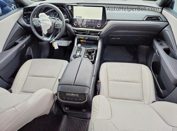5TDAAAA69SS017213 2025 LEXUS TX Blue ხელსაწყოთა პანელის ხედი