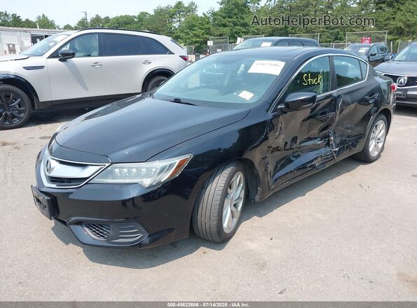 19UDE2F32HA015168 2017 ACURA ILX Black წინა მარცხენა ხედი სამი მეოთხედიდან