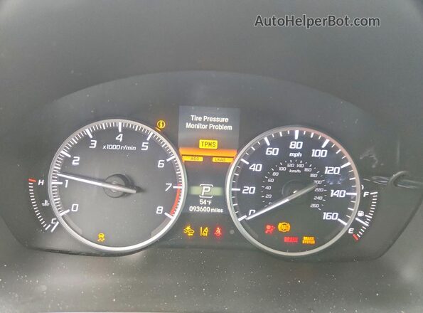 19UDE2F34LA007372 2020 ACURA ILX Black Instrument cluster view