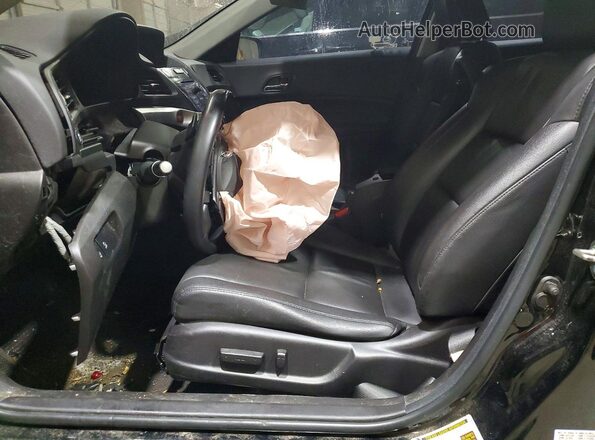 19UDE2F35GA007080 2016 ACURA ILX Black წინა სალონის ხედი