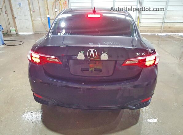 19UDE2F35GA007080 2016 ACURA ILX Black უკანა ხედი