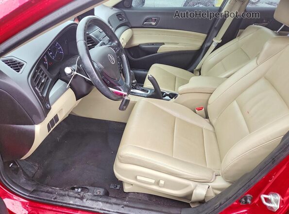 19UDE2F35JA007989 2018 ACURA ILX Красный Вид салона спереди