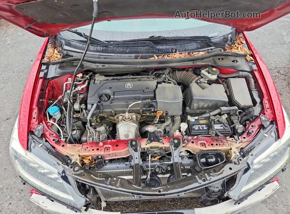 19UDE2F35JA007989 2018 ACURA ILX Красный Вид задней части салона