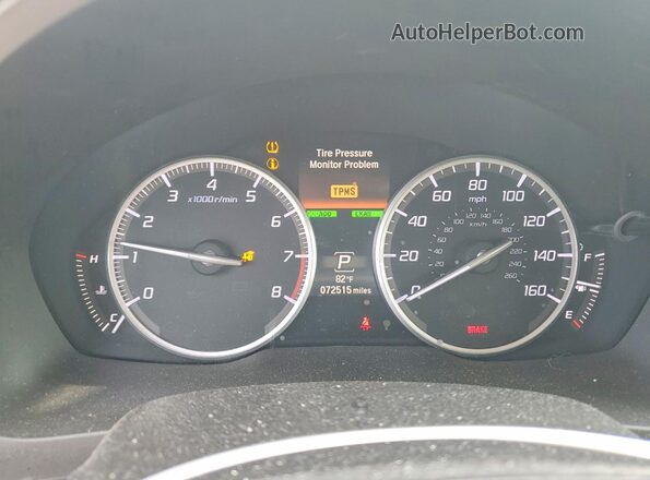 19UDE2F36GA019559 2016 ACURA ILX White ხელსაწყოთა პანელის ხედი