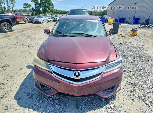 19UDE2F36GA020288 2016 ACURA ILX Burgundy Vista del cuadro de instrumentos