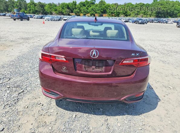 19UDE2F36GA020288 2016 ACURA ILX Burgundy Vista trasera