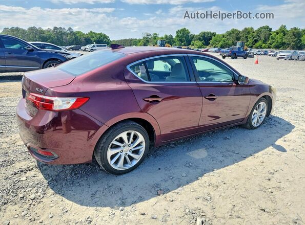 19UDE2F36GA020288 2016 ACURA ILX Burgundy Trasero derecho
