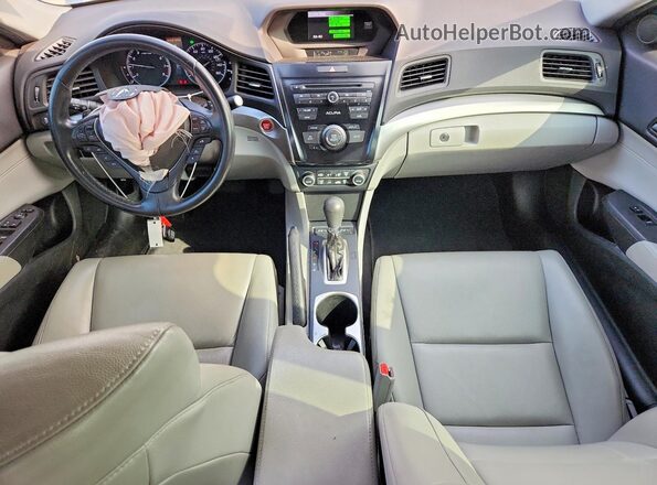 19UDE2F37HA011374 2017 ACURA ILX Silver Առջևի վահանակի տեսք