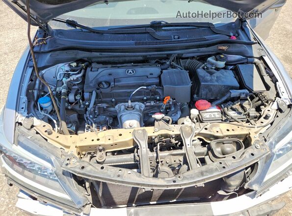 19UDE2F37HA011732 2017 ACURA ILX Gray Widok wnętrza z tyłu