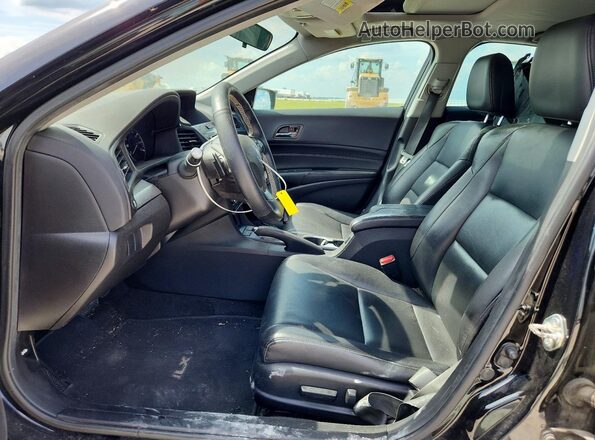 19UDE2F38GA017909 2016 ACURA ILX Black Вид салону спереду