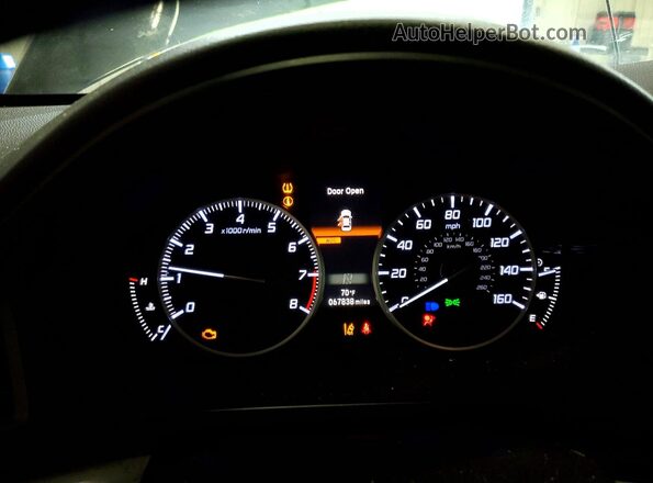 19UDE2F38MA007747 2021 ACURA ILX Черный Вид щитка приборов