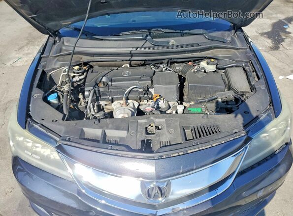 19UDE2F71GA004549 2016 ACURA ILX Black უკანა სალონის ხედი