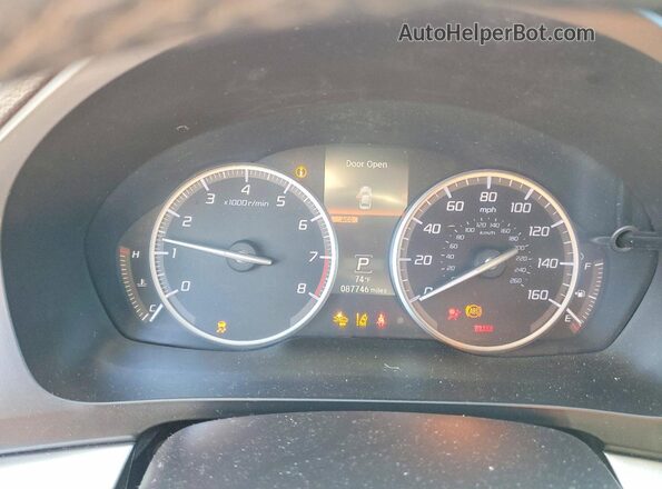 19UDE2F71GA004549 2016 ACURA ILX Black ხელსაწყოთა პანელის ხედი