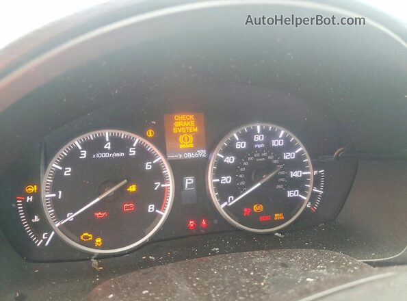 19UDE2F71HA014662 2017 ACURA ILX White Instrument cluster view