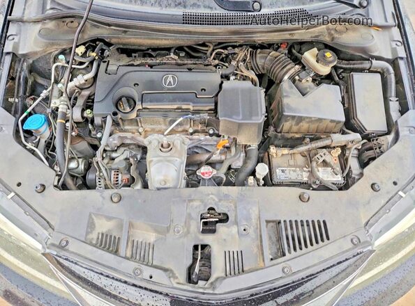 19UDE2F72HA010488 2017 ACURA ILX Черный Вид задней части салона