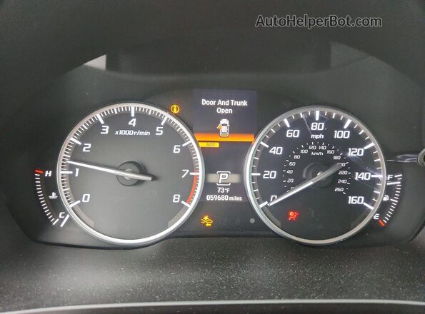 19UDE2F72HA010488 2017 ACURA ILX Черный Вид щитка приборов