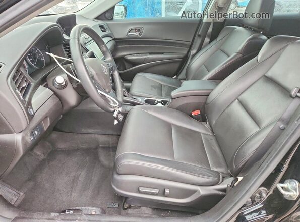 19UDE2F72HA010488 2017 ACURA ILX Черный Вид салона спереди