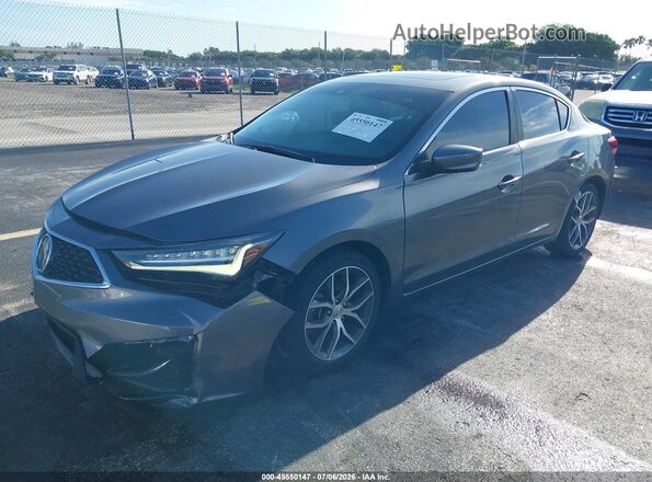 19UDE2F72MA007004 2021 ACURA ILX Gray Առջևի ձախ երեք քառորդ տեսարան