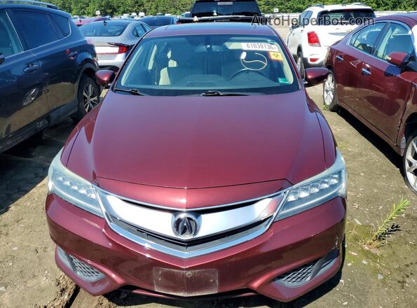 19UDE2F73GA010207 2016 ACURA ILX Burgundy Widok z przodu