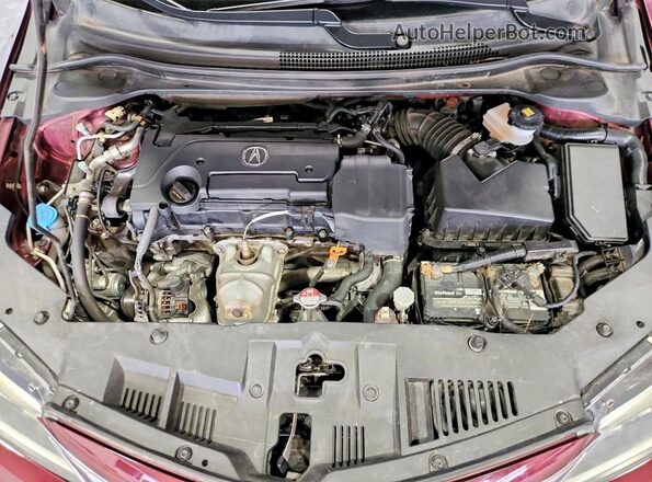 19UDE2F73GA010207 2016 ACURA ILX Burgundy Widok wnętrza z tyłu
