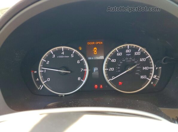 19UDE2F73GA010207 2016 ACURA ILX Burgundy Widok zestawu wskaźników