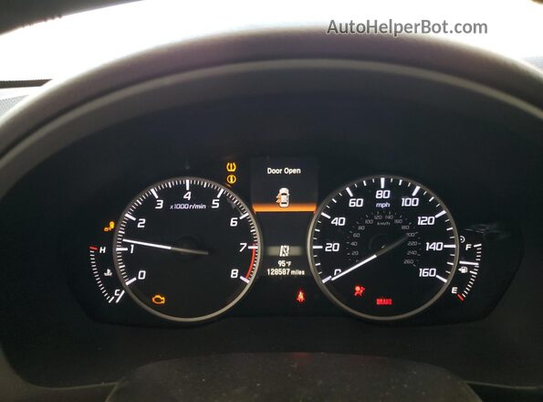 19UDE2F74GA008921 2016 ACURA ILX Silver Instrument cluster view
