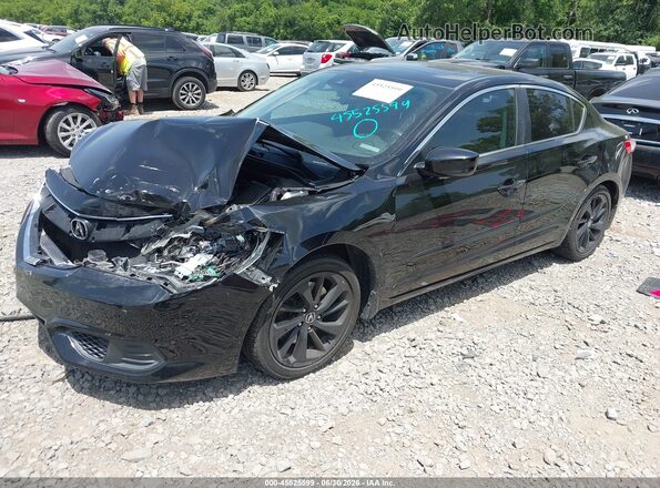 19UDE2F75GA002822 2016 ACURA ILX Black წინა მარცხენა ხედი სამი მეოთხედიდან