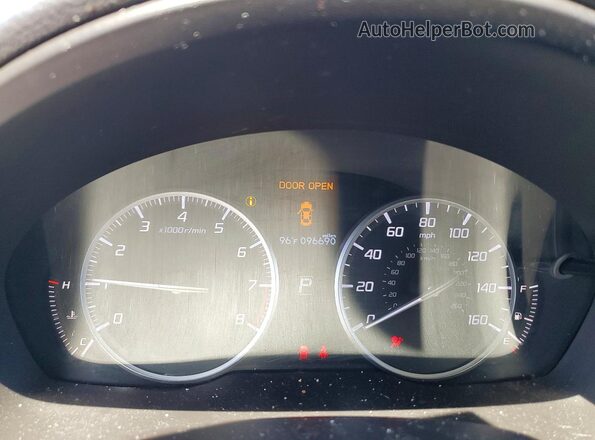 19UDE2F75GA008698 2016 ACURA ILX Черный Вид щитка приборов