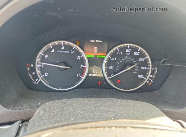 19UDE2F75GA015599 2016 ACURA ILX Black ხელსაწყოთა პანელის ხედი
