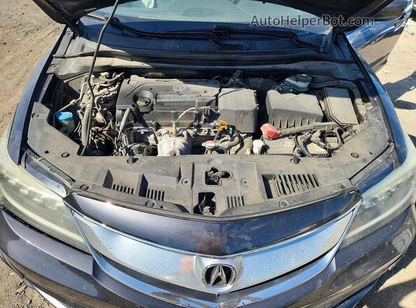 19UDE2F75GA015599 2016 ACURA ILX Black უკანა სალონის ხედი