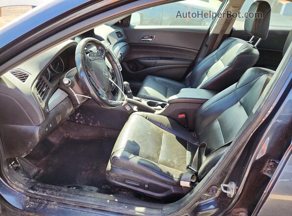 19UDE2F75GA015599 2016 ACURA ILX Black წინა სალონის ხედი