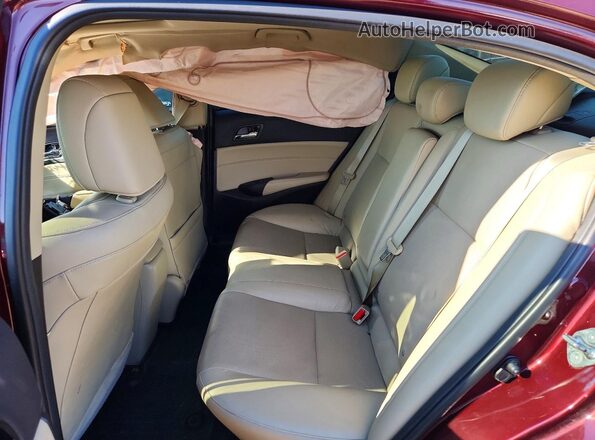 19UDE2F75GA017076 2016 ACURA ILX Red Rear seats view