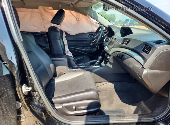 19UDE2F75HA014308 2017 ACURA ILX Black წინა სალონის ხედი