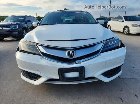19UDE2F76JA007714 2018 ACURA ILX White წინა ხედი