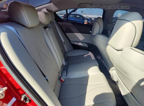 19UDE2F77KA011126 2019 ACURA ILX Red უკანა სავარძლების ხედი