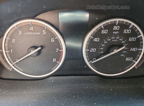 19UDE2F78LA003375 2020 ACURA ILX White Instrument cluster view