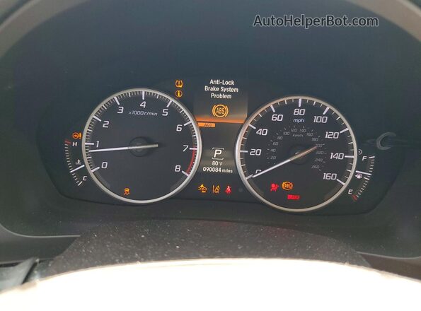19UDE2F79KA008308 2019 ACURA ILX Black ხელსაწყოთა პანელის ხედი