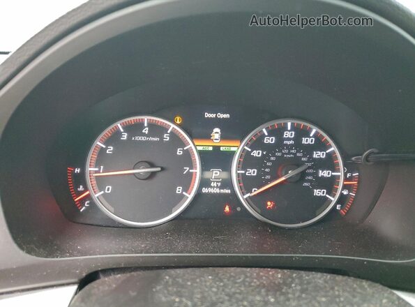 19UDE2F82JA009307 2018 ACURA ILX Black Instrument cluster view