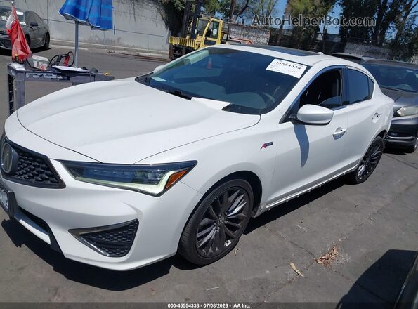 19UDE2F82KA000804 2019 ACURA ILX White Vista tres cuartos delantera izquierda