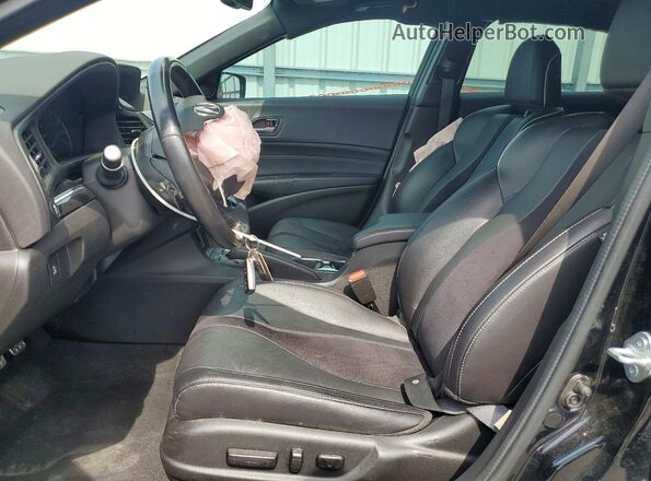 19UDE2F82NA005201 2022 ACURA ILX Black Widok wnętrza z przodu