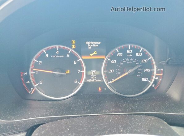 19UDE2F83KA005185 2019 ACURA ILX White ხელსაწყოთა პანელის ხედი