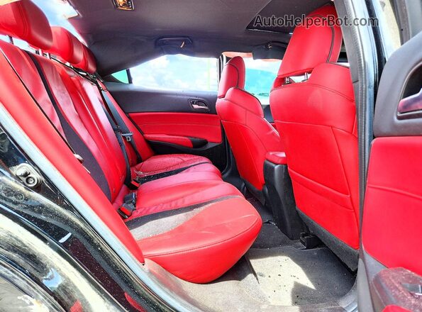 19UDE2F83KA005283 2019 ACURA ILX Black Vista de los asientos traseros