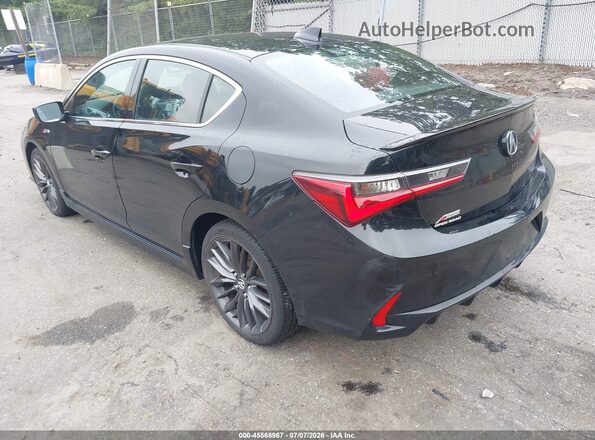 19UDE2F83LA008167 2020 ACURA ILX Black Հետևի ձախ