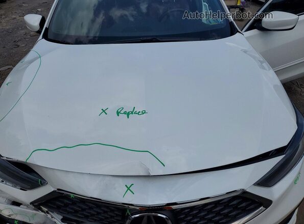 19UDE2F83NA006633 2022 ACURA ILX Белый Вид задней части салона