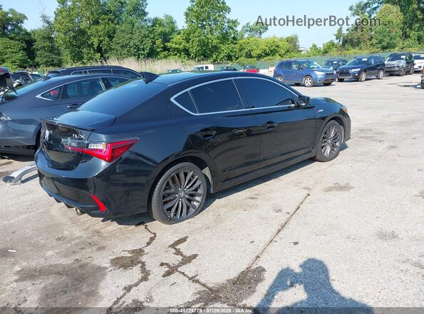 19UDE2F84NA007905 2022 ACURA ILX Черный Задняя правая четверть