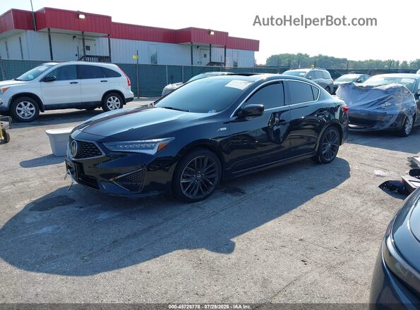 19UDE2F84NA007905 2022 ACURA ILX Черный Передняя левая четверть