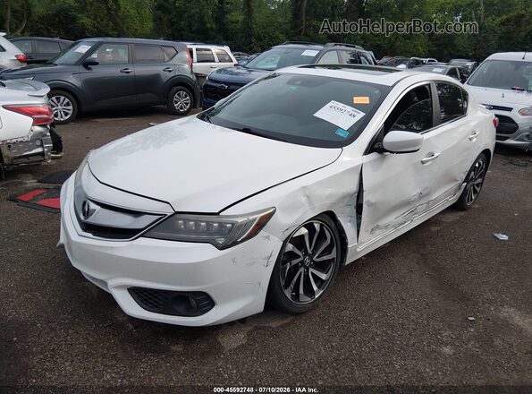 19UDE2F87GA003074 2016 ACURA ILX White წინა მარცხენა ხედი სამი მეოთხედიდან