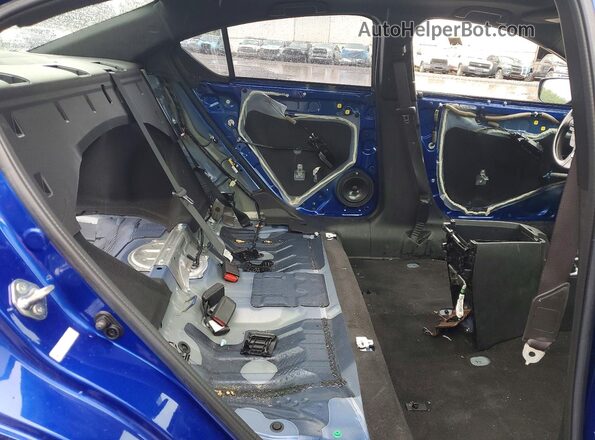 19UDE2F88KA002038 2019 ACURA ILX Blue Rear seats view